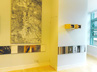 Decorative walls and modern shapes