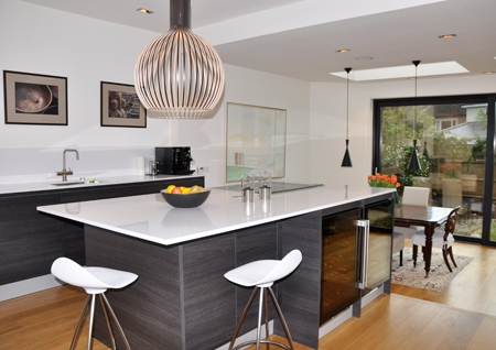 Terraced house extension to the rear